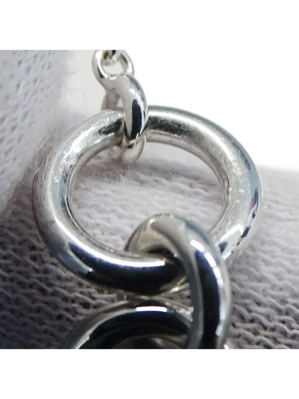 Hermes Necklace Chaine D'ancre Amulet Silver Polished
